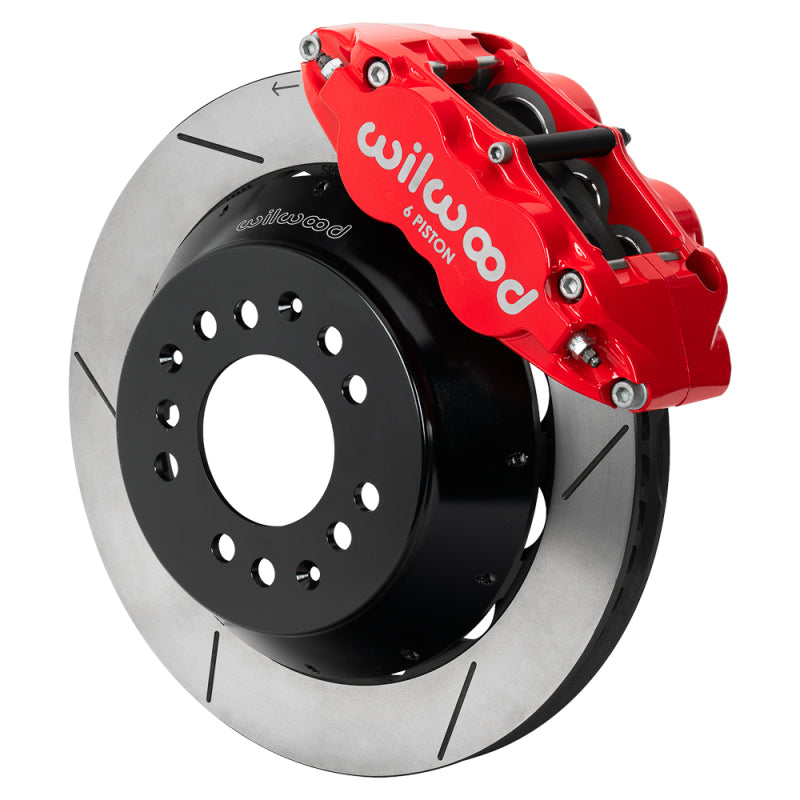 Wilwood kit front fnslr wwe 2IN. drop alum pro spindle 13.00 rotor GT red