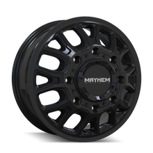 Load image into Gallery viewer, Mayhem 8107D Cogent Dually 17x6.5 / 8x210 BP / 125mm Offset / 154.2mm Hub Gloss Black Wheel