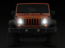 Load image into Gallery viewer, Raxiom07-18 Jeep Wrangler JK LED Halo Projector Headlights- Chrome Housing (Clear Lens)