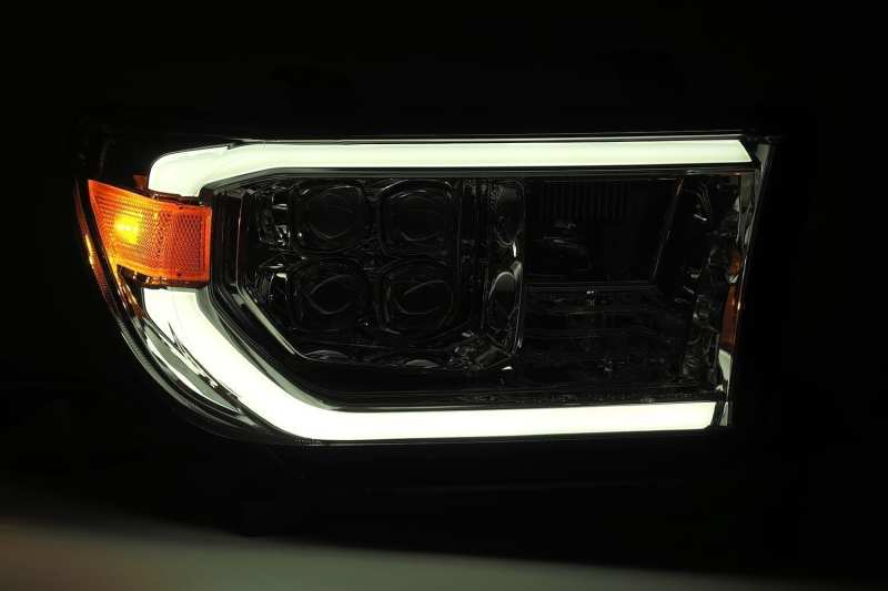 AlphaRex 07-13 Toyota Tundra/08-17 Toyota Sequoia NOVA-Series LED Projector Headlights Black (With Level Adjuster)