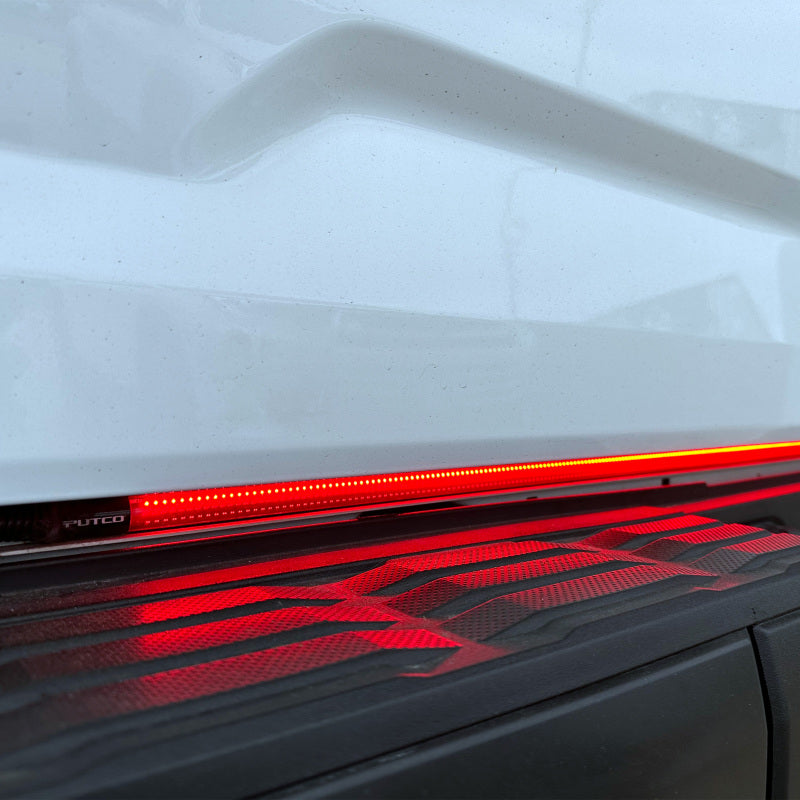 Putco 2024+ Ford F150 w/Factory LED Tail Light & OBS 60in Red Blade Tailgate Light Bar Plug-N-Play