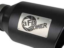 Load image into Gallery viewer, aFe Power Universal 5in Inlet 8in Outlet MACH Force-XP Clamp-On Exhaust Tip - Black