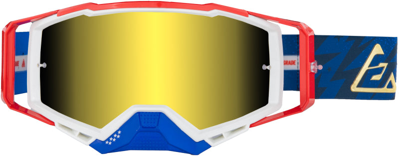 Answer ARC Bolt Goggles Red/White/Blue/Gold - Adult