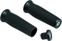 Load image into Gallery viewer, Kuryakyn Thresher Grips Universal 7/8inch Black