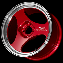 Load image into Gallery viewer, Advan ONI2 15x5.0 / +45 Offset / 4x100 / 63mm Bore / Machining and Racing Candy Red