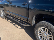 Load image into Gallery viewer, Cali Raised 14-21 Toyota Tundra Step Edition Rock Sliders - No Kick Out/No Filler Plate/Powder Coat