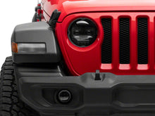 Load image into Gallery viewer, Raxiom 18-23 Jeep Wrangler JL Axial Series 9-In Angel Eye LED Headlights- Blk Housing (Clear Lens)