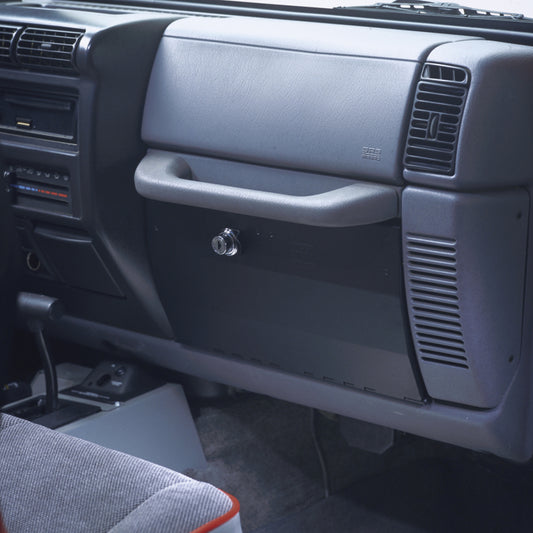 Tuffy Jeep Wrangler Tj/Lj Black Glove Box W/ Keyed Lock