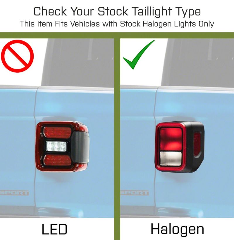 Raxiom 20-23 Jeep Gladiator JT LED Tail Lights- Black Housing (Smoked Lens)