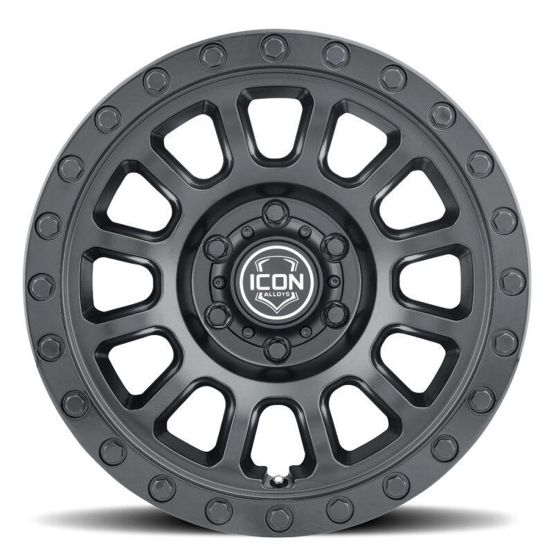 ICON Hulse 18x9 6x5.5 0mm Offset 5in BS Double Black