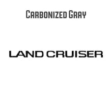 Load image into Gallery viewer, "Land Cruiser" Topographic Rear Tailgate Emblem Overlays - 2024+ Land Cruiser