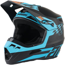 Load image into Gallery viewer, Answer AR1 Sweep Helmet Black/Astana/Hyper Orange Youth - Large