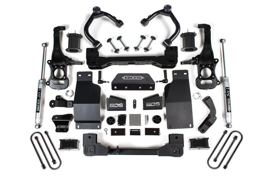 4 Inch Lift Kit | Chevy Silverado or GMC Sierra 1500 (25-26) 4WD | Diesel