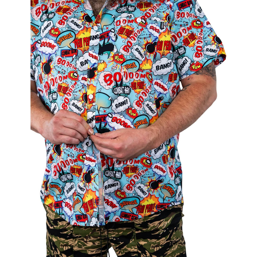 Men's Flex Button Up