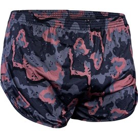 Side view of Copenhagen Camo Ranger Panty Silkies Training Shorts by Combat Iron Apparel, highlighting the flexible design.