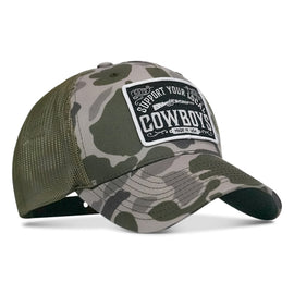 Support Your Local Cowboys Patch Snapback Hat