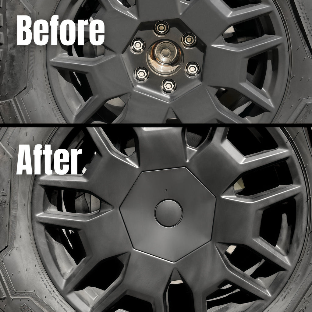 Cybertruck Wheel Center Caps Kit