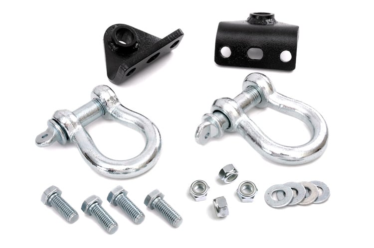 D Ring Shackles and Mounts | Winch Plate | Jeep Wrangler TJ (97-06)/Wrangler Unlimited (04-06) 