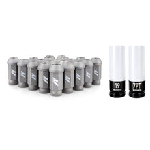 Load image into Gallery viewer, Mishimoto Steel Locking Lug Nuts M14x1.5 20pc Set Silver