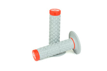 Load image into Gallery viewer, Renthal Soft/Firm MX Dual Compound Grips Tapered 1/2 Waffle - Gray/Red