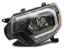 Load image into Gallery viewer, Raxiom 12-15 Toyota Tacoma Axial Series Headlights w/ LED Bar- Blk Housing (Clear Lens)