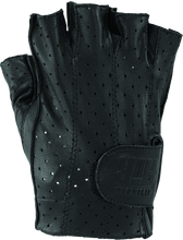 Load image into Gallery viewer, Kuryakyn Leather By River Road Tucson Shorty Gloves Black - Small