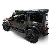 Load image into Gallery viewer, Westin 18-26 Jeep Wrangler 4dr Outlaw Drop Running Boards - Tex. Blk