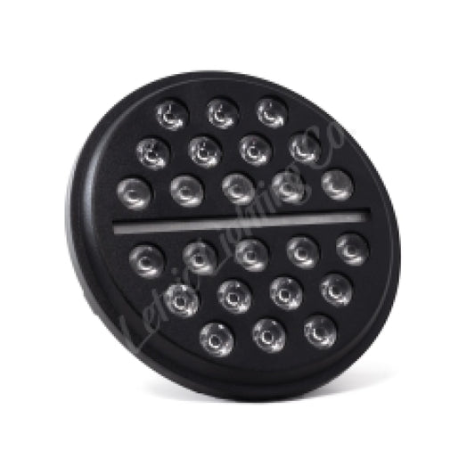 Letric Lighting 7in LED Black Buck-Shot Style Multi-Mini Headlight