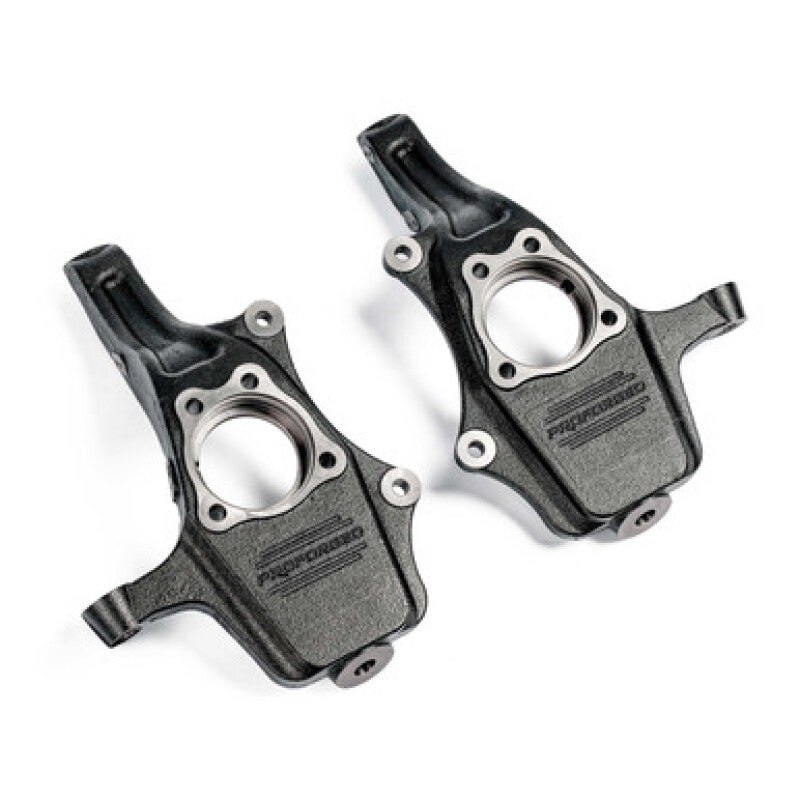 QA1 2019+ Chevrolet Silverado / GMC Sierra 1500 Double Adjustable 4/5in Lowering Kit w/ Spindles