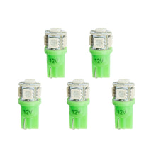 Load image into Gallery viewer, Autometer Green LED Replacement Bulb T3 Wedge - (Pack of 5)