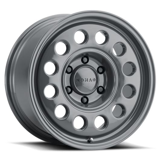 Nomad N501UG Convoy 17x8.5in / 8x165.1 BP / 25mm Offset / 130.81mm Bore - Gloss Grey Wheel
