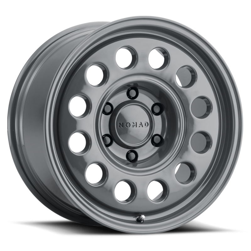 Nomad N501UG Convoy 17x8.5in / 8x165.1 BP / 25mm Offset / 130.81mm Bore - Gloss Grey Wheel