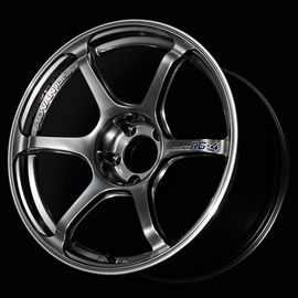 Advan RG-4 17x9.0 / +63 Offset / 5x114.3 / 73mm Bore / Racing Hyper Black and Ring