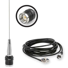 Load image into Gallery viewer, Rugged Radios GMRS / UHF No Ground Plane (NGP) Whip Antenna Kit &amp; NMO Mount