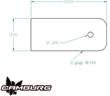 Load image into Gallery viewer, Camburg Black Fender Washer 10 Pack (aluminum washer bolt body clip 1/8in. tab)