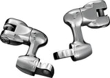 Kuryakyn 2in Adjustable Lockable Offsets With Male Mount Adapter Chrome