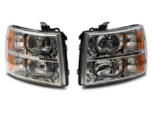 Load image into Gallery viewer, Raxiom 07-14 Chevrolet Silverado 1500 Axial OEM Rep Headlights- Chrome Housing (Clear Lens)