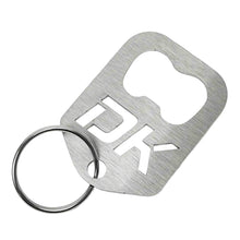 Load image into Gallery viewer, DK Stainless Bottle Opener Keychain