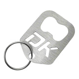 DK Stainless Bottle Opener Keychain