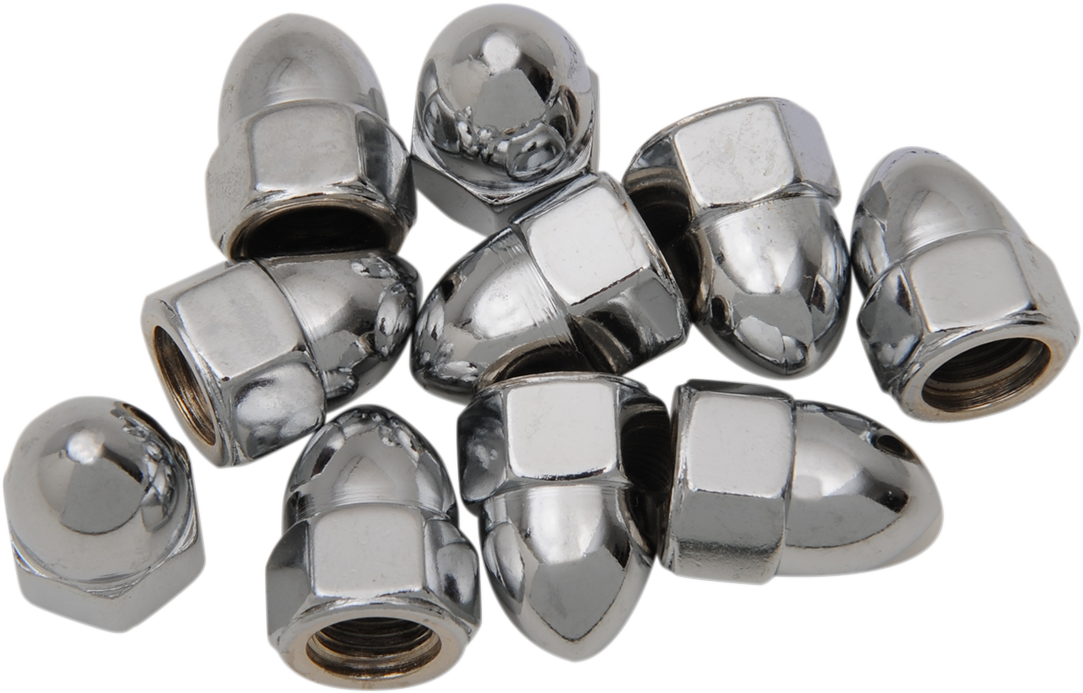 DRAG SPECIALTIES Acorn Nut - Chrome 3/8"-16 MPB107