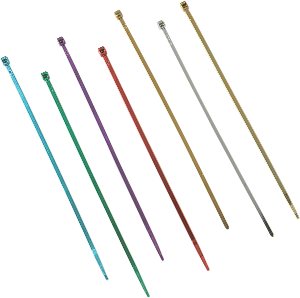 Drag Specialties Chrome 11-Inch Cable Tie - 10-Pack (Part #10-6011C-10-HC3)