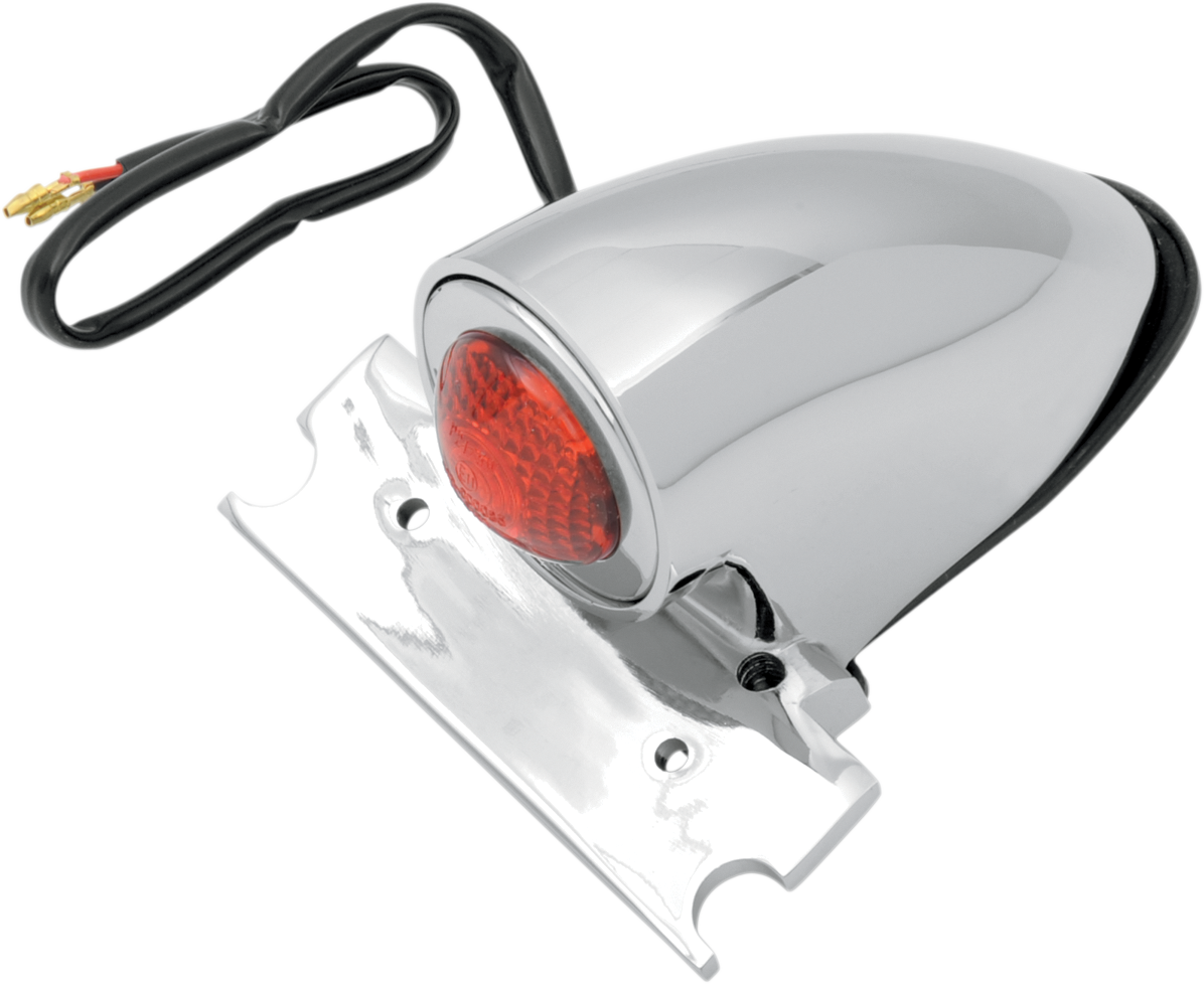 DRAG SPECIALTIES Chrome Taillight with License Plate Mount for Harley-Davidson - Part 20-6525CE