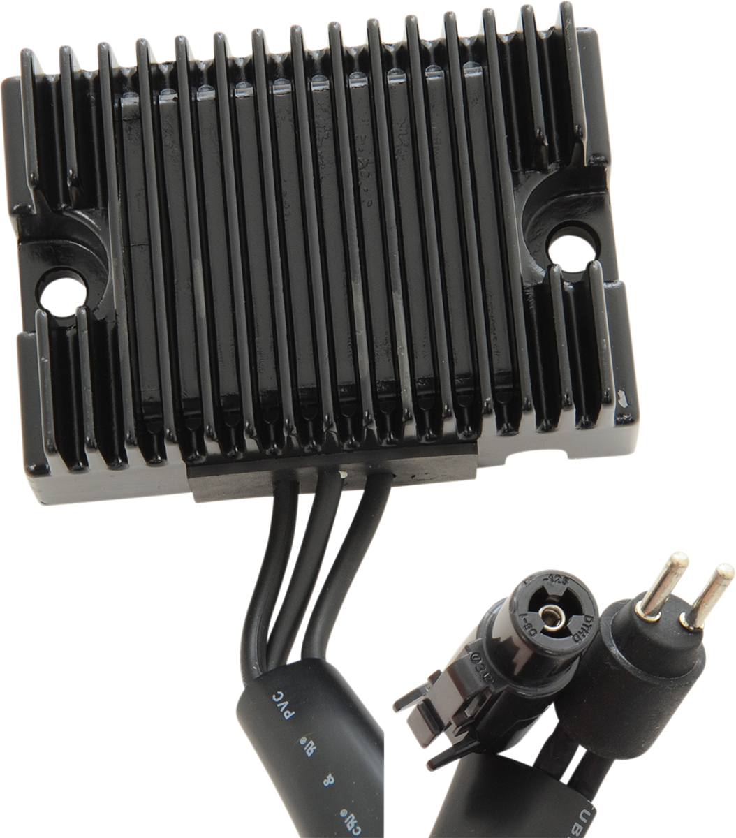 DRAG SPECIALTIES, DRAG SPECIALTIES Black Voltage Regulator for Harley-Davidson XL 1994-2003 - Part #74523-94BK