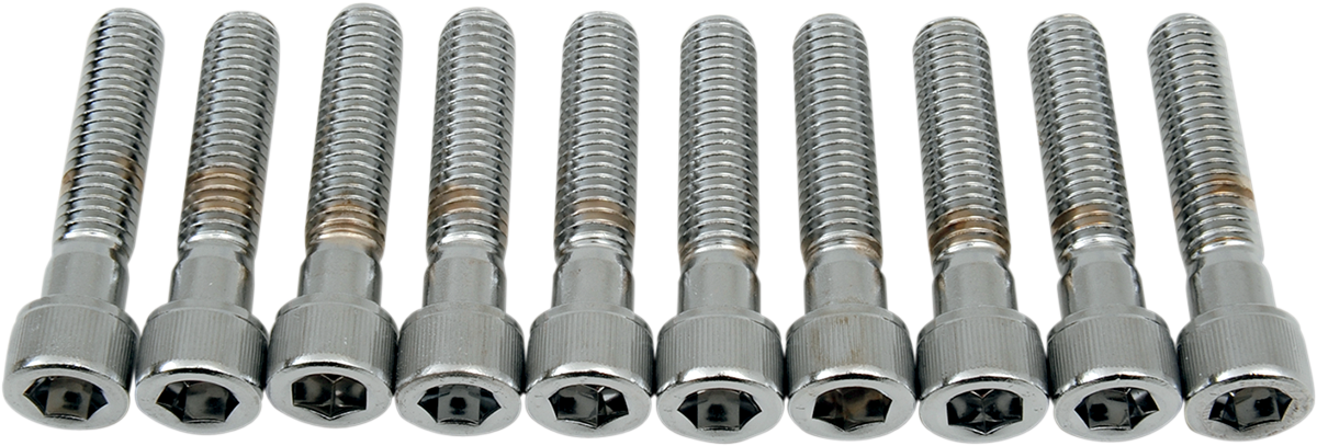 DRAG SPECIALTIES, Drag Specialties MPB241 Coarse-Thread Socket-Head Bolts, 3/8-16 x 1-3/4 inch, Pack of Individual Sizes