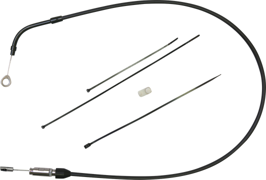 DRAG SPECIALTIES Quick Connect Clutch Cable Upper Bent Tube 49" Black/Black Part 6323510HE