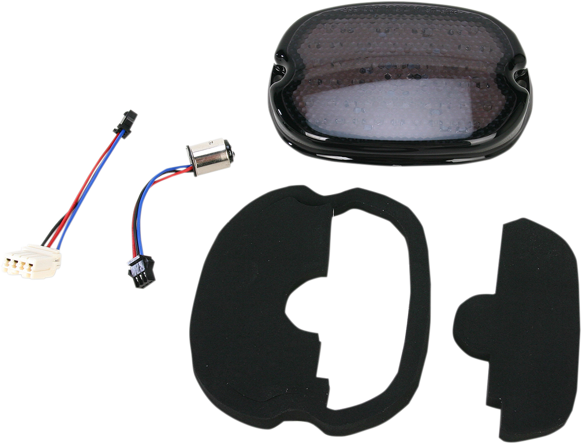 DRAG SPECIALTIES Smoke L24-0436MLED Taillight with Full LED Board and Easy Connectors