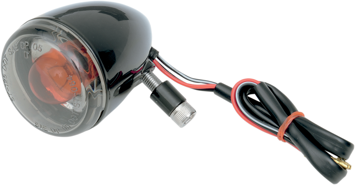 DRAG SPECIALTIES Turn Signal - 1157 Front - Gloss Black L12-0232BFDC/M