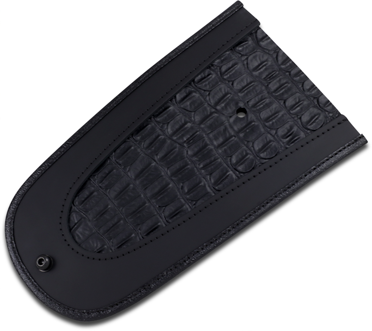 DRAG SPECIALTIES SEATS, Drag Specialties Seats Fender Skin with Embossed Faux Gator Leather Center - Part #1405-0142