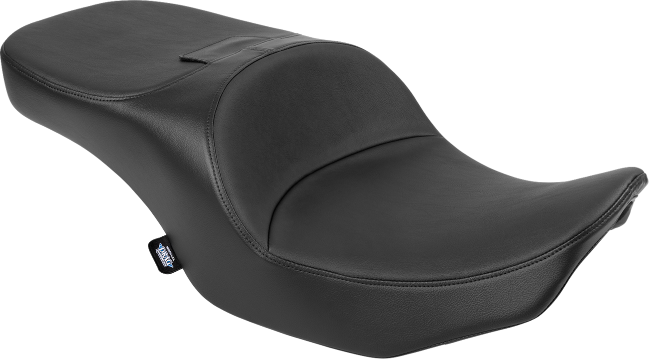 DRAG SPECIALTIES SEATS, DRAG SPECIALTIES SEATS Forward Position Freedom Seat for FLH/FLT '23-'25 – Vinyl, Smooth, Part #4715A