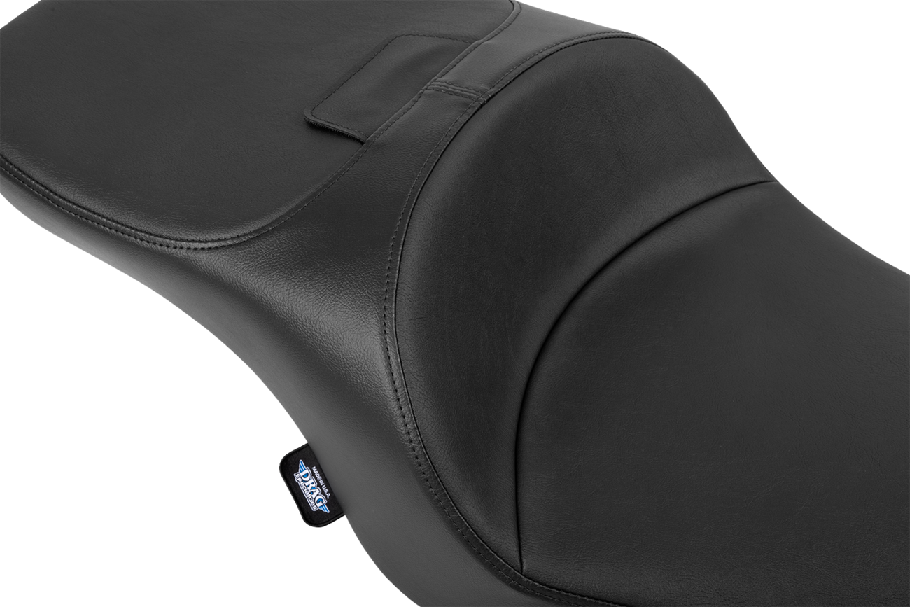 DRAG SPECIALTIES SEATS, DRAG SPECIALTIES SEATS Forward Position Freedom Seat for FLH/FLT '23-'25 – Vinyl, Smooth, Part #4715A